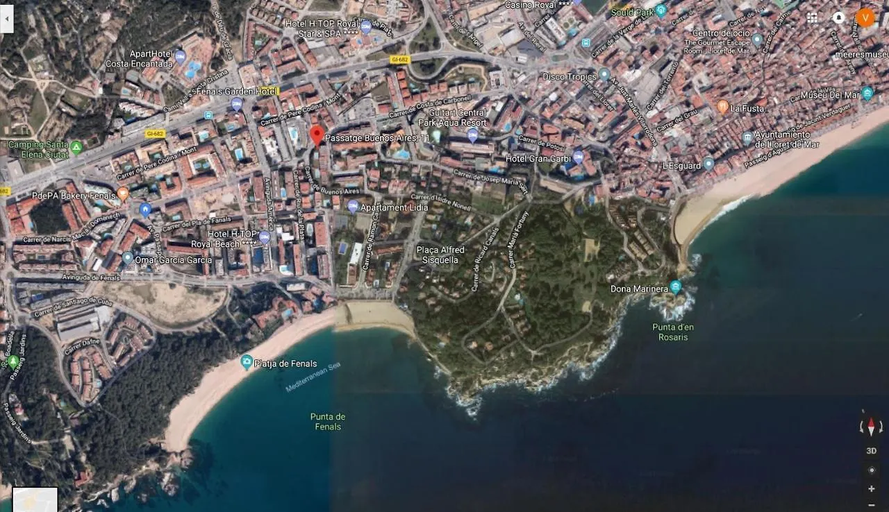 Al14 Estudio A 250 M Playa Fenals, Costa Barava Lloret de Mar